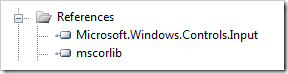 Microsoft.Windows.Controls.Input Reference