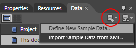 Define New Sample Data